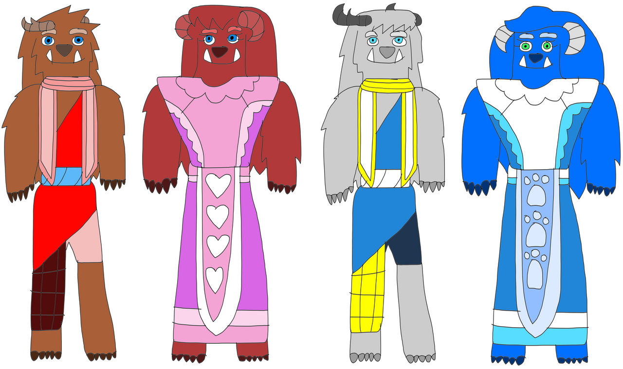 SKRF NWNM Sasquatches by jacobyel on DeviantArt