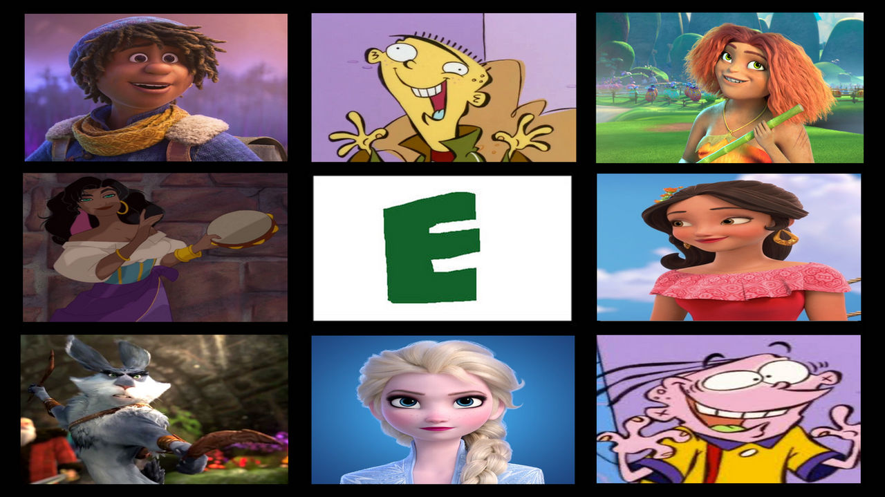 My Favorite Letter E Characters by jacobyel on DeviantArt