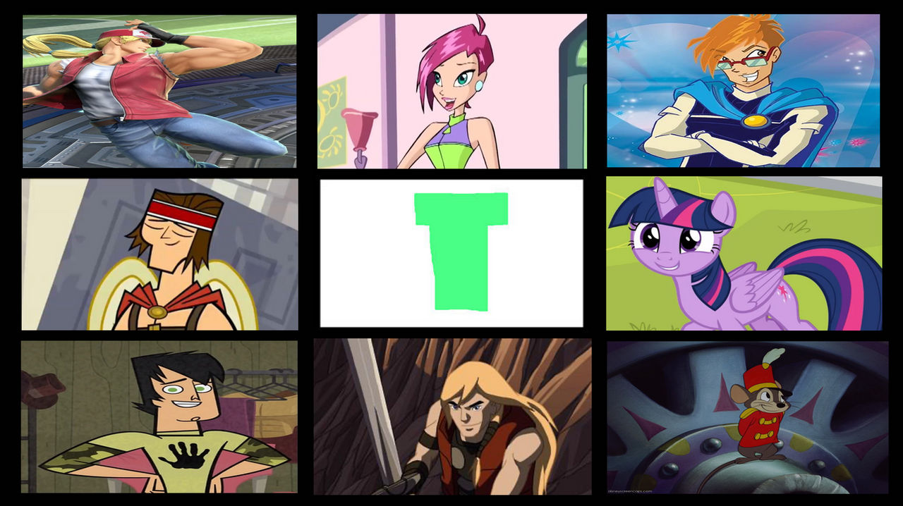 My Favorite Letter T Characters by jacobyel on DeviantArt