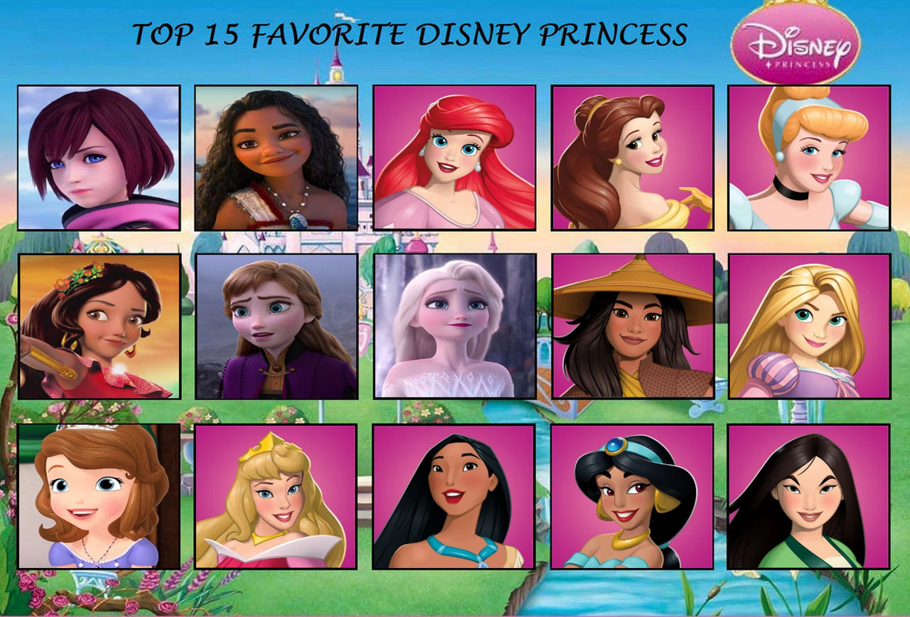 Princess Ranking For Pictures My Top 15 Favorite Disney Princesses by jacobyel on DeviantArt