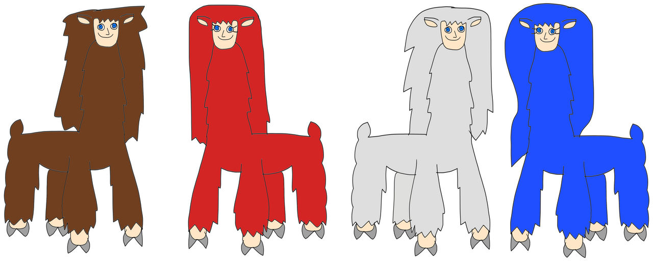 SKRF - Human Llamas by jacobyel on DeviantArt