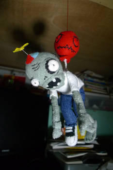 balloon zombie fan art