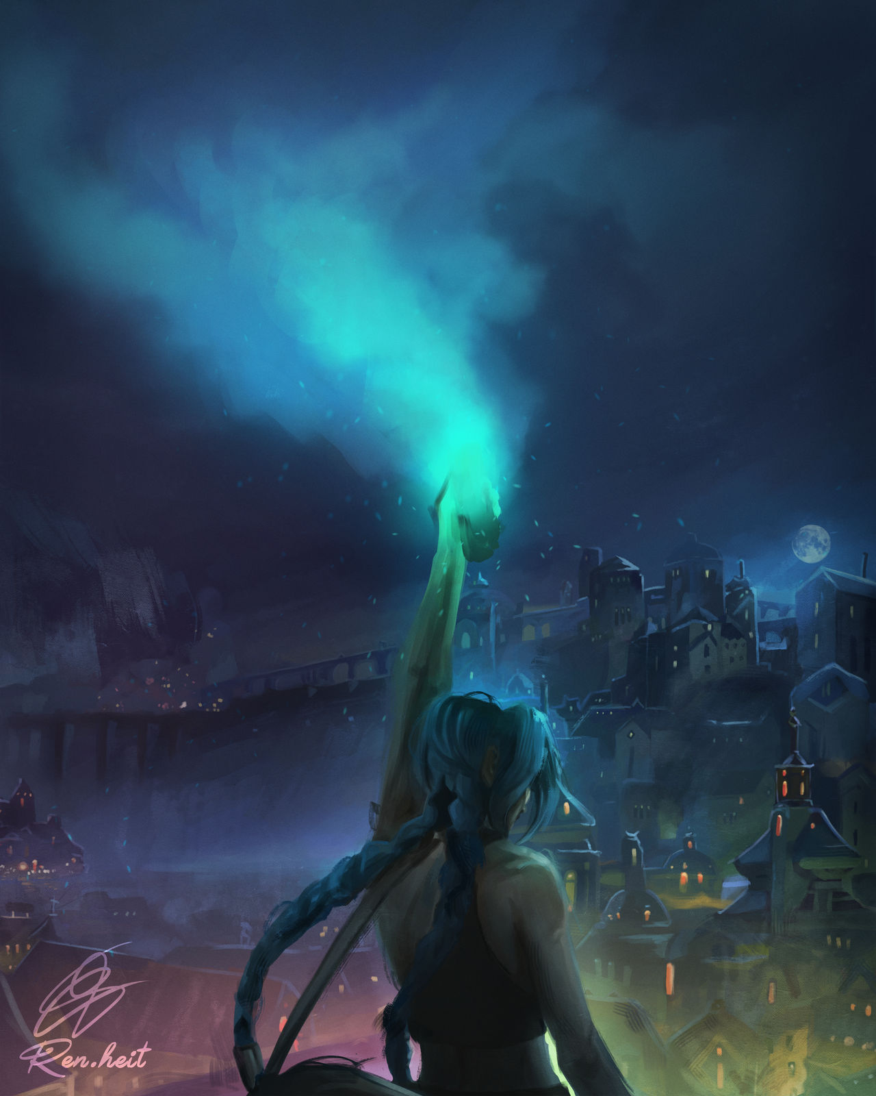 Jinx flare by Renheit on DeviantArt