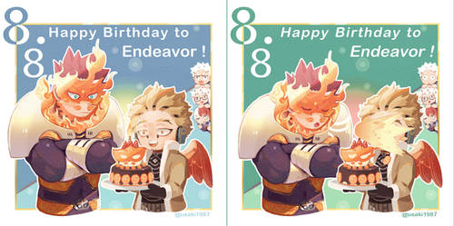 Enji Todoroki's birthday