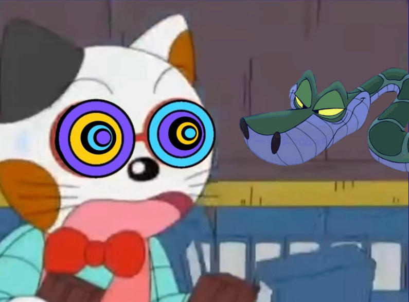 Kaa Scared Mr. Mike gets scared by Kaa by EmoWOLF23 on DeviantArt