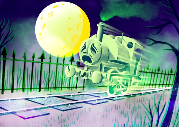 Ghost Train Wonders at Night by EmoWOLF23 on DeviantArt