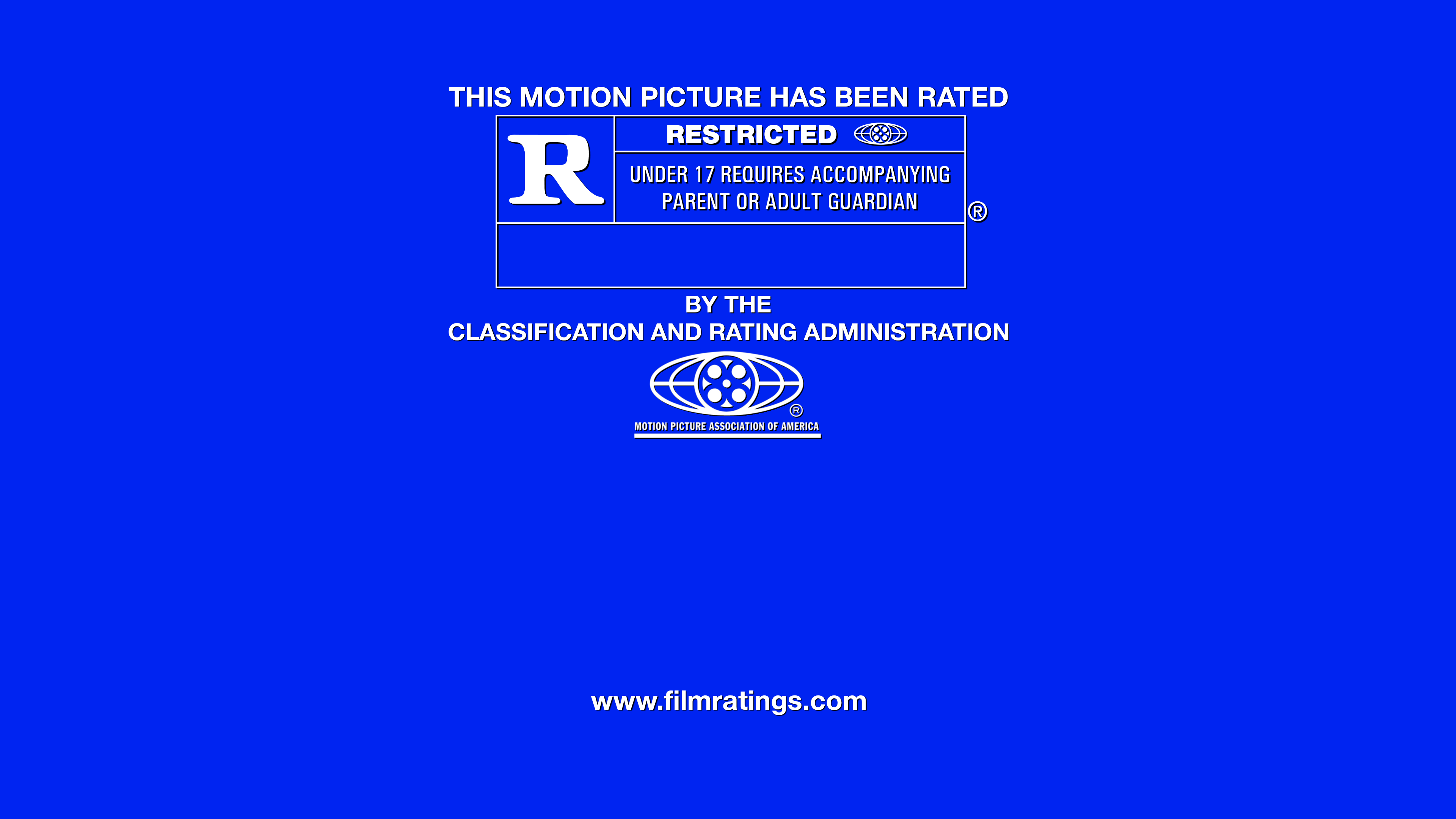 Motion Picture Association of America - R Rating