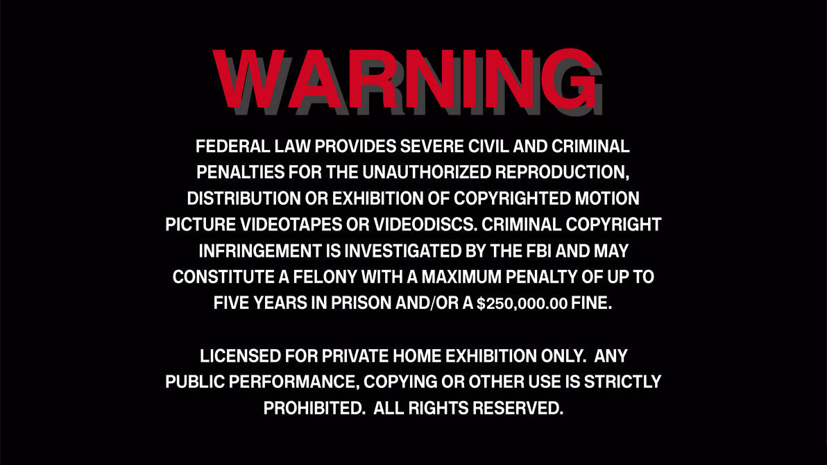 New Line Home Entertainment Warning Screen by brandondavis50096 on ...