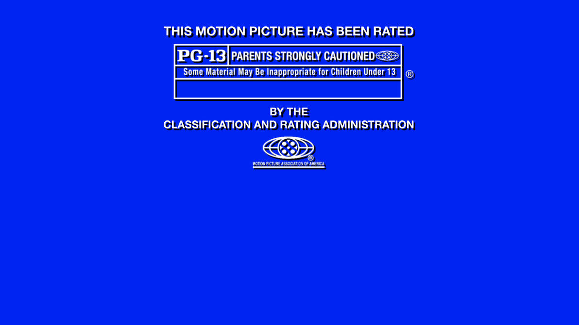 MPAA PG-13 Rating Screen Tmp (NLC Version) by brandondavis50096 on ...