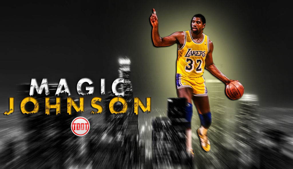 Magic Johnson Lettering Magic Johnson LA Design by TDOT-Designs on DeviantArt