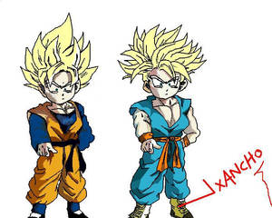 Goten y Trunks JS