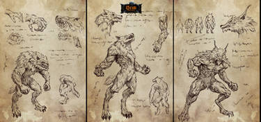 Grim Hollow bestiary: Werewolf