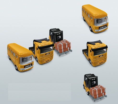 yellow bus icons