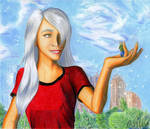 Dawn and Tucker Redrawn by a0040pc