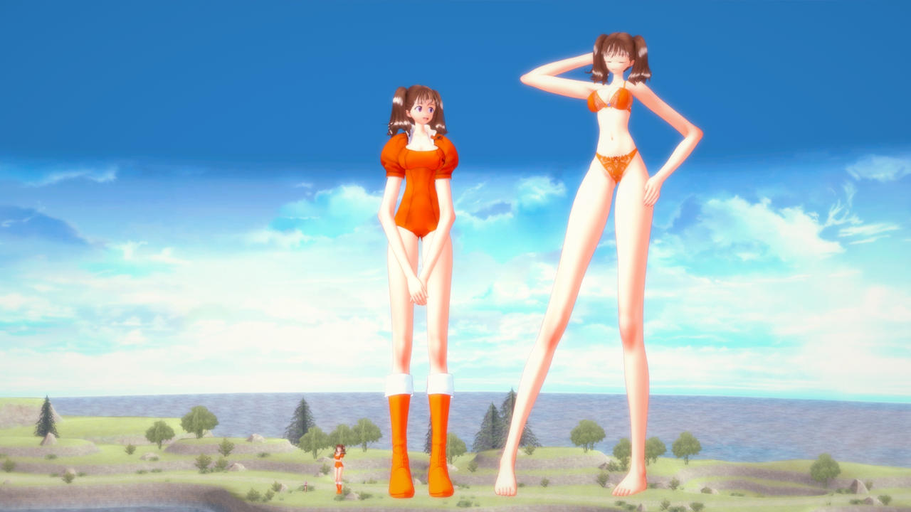 Diane: Bigger, Longer and Awkward: Size Comparison