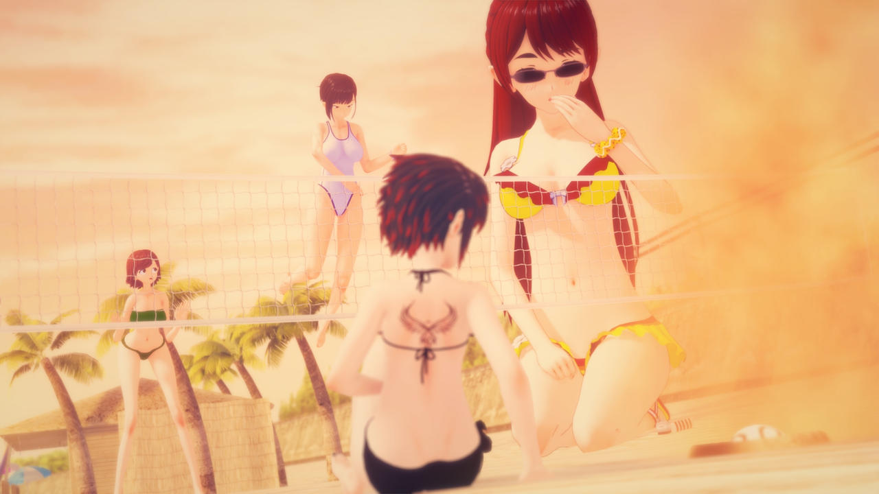 Lacey, Elizabeth and Louise Dominate Volleyball