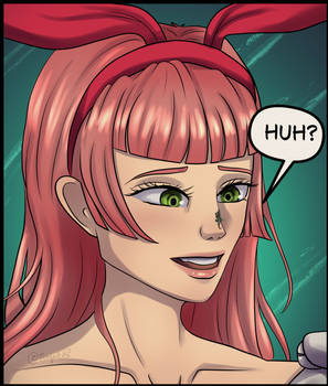 Giant Isolde And The Tiny Dragon