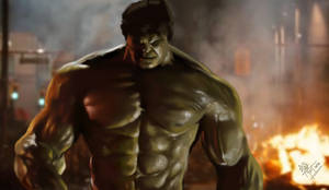 HULK..DIGITAL PAINT