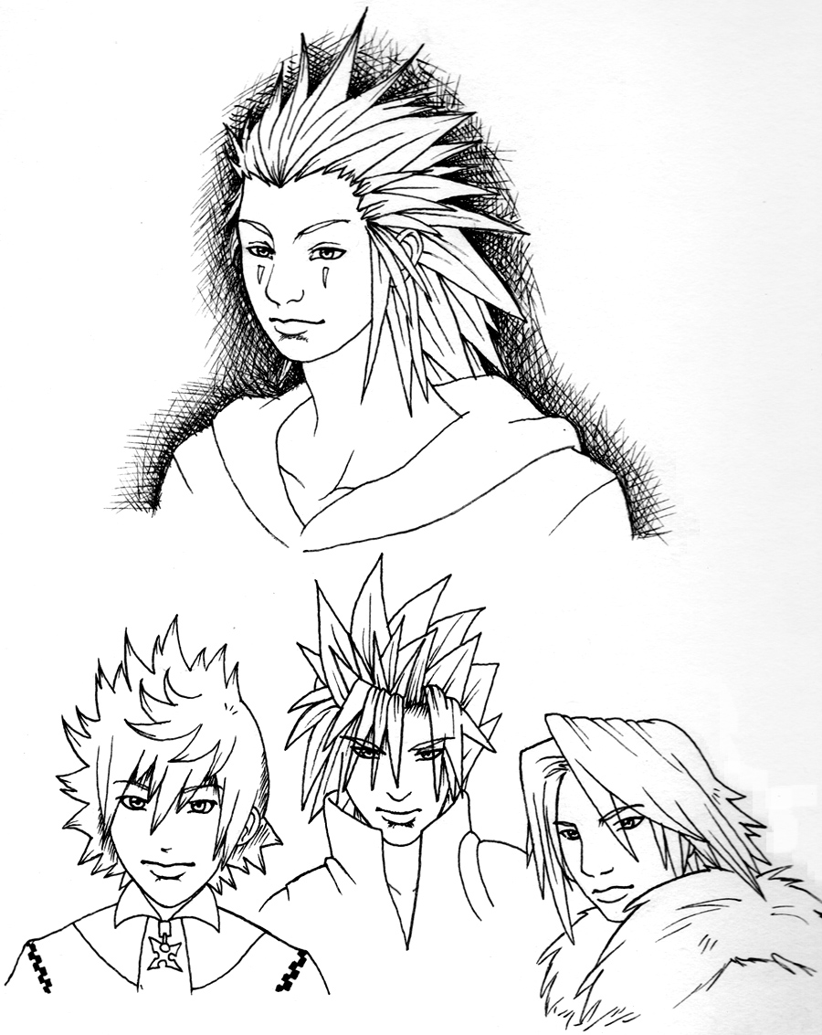 Kingdom Hearts Boys -Ink-