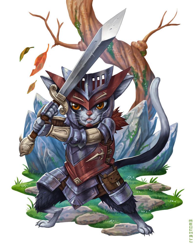 Cat Knight by mehchall on DeviantArt