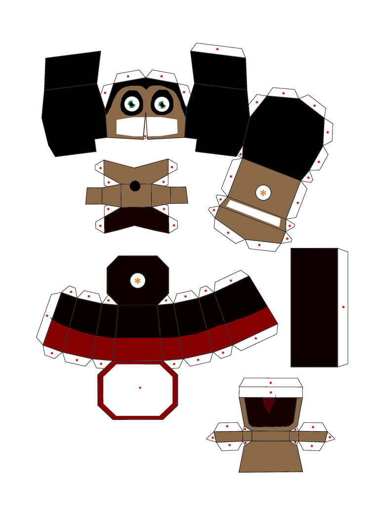 Paper Face Figure The Face Papercraft (1) by CuckootheBirb on DeviantArt