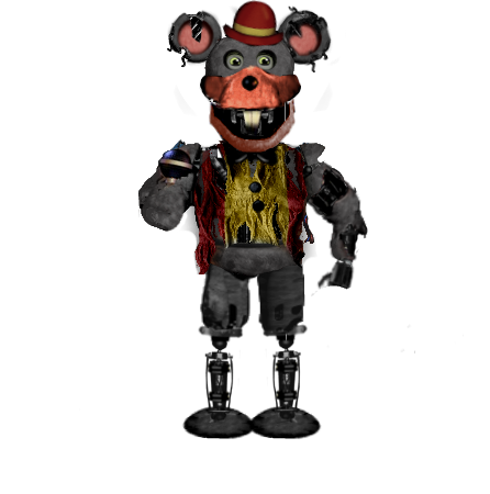 Withered Chuck E Cheese (gift) by CuckootheBirb on DeviantAr