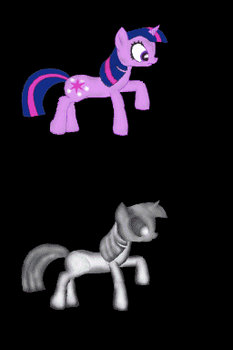 Drawing by Bones: Twilight Sparkle animation test