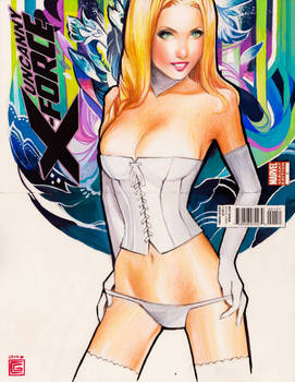 Emma Frost Sketch Cover Commission