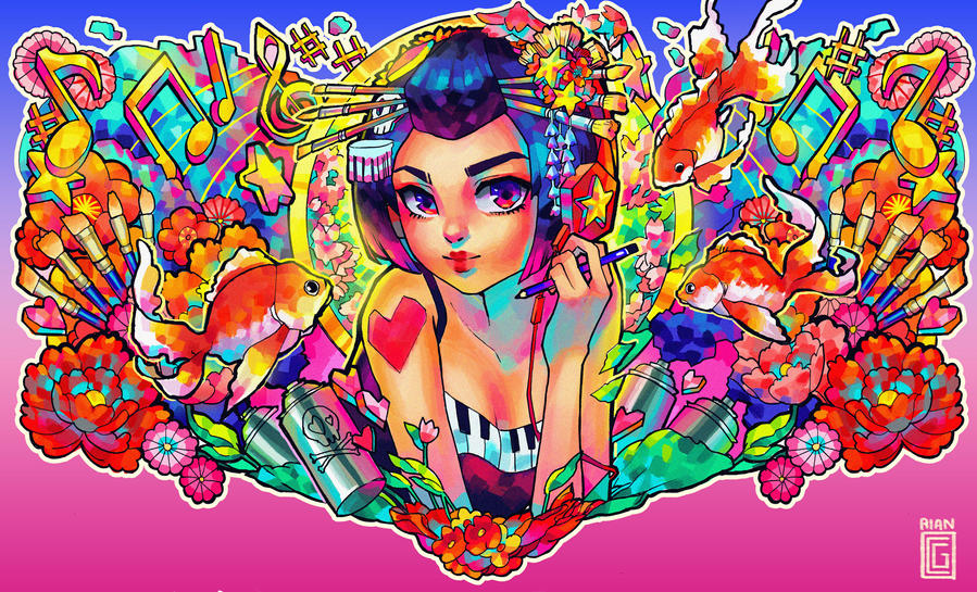 Tattoo design commission by rianbowart on DeviantArt