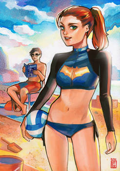 Batgirl Swim