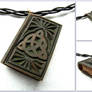 MINI WICCAN BOOK PENDANT