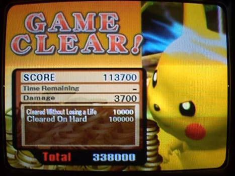 Pikachu on Brawl Win