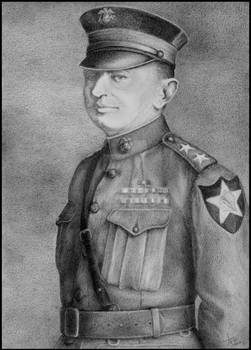 John A. Lejeune - pencil