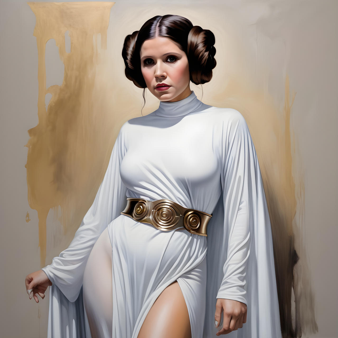 Princess Leia White Dress