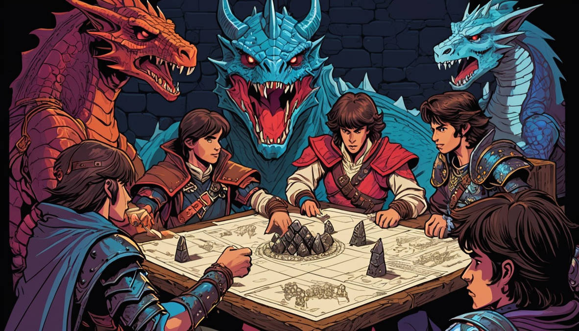 Playing DnD 002 by HumblyMyBrain on DeviantArt