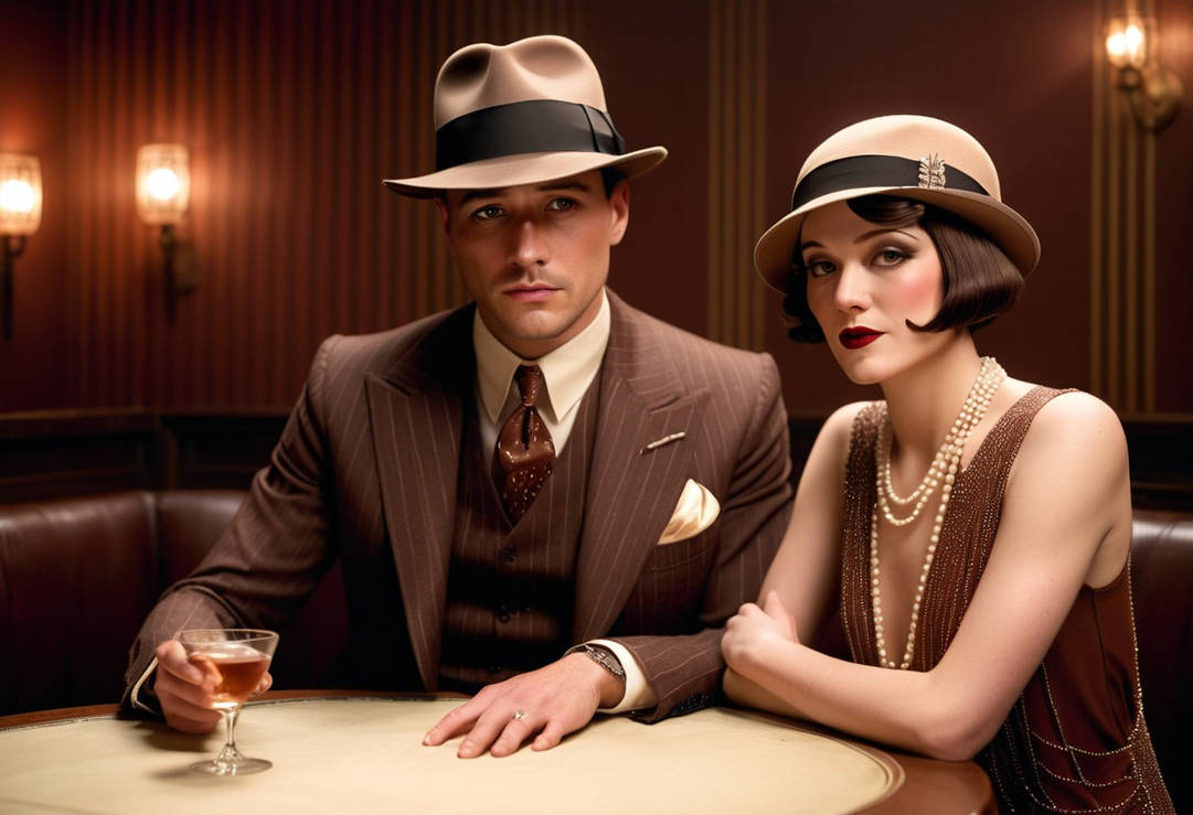 Gangster and Flapper 001 by HumblyMyBrain on DeviantArt