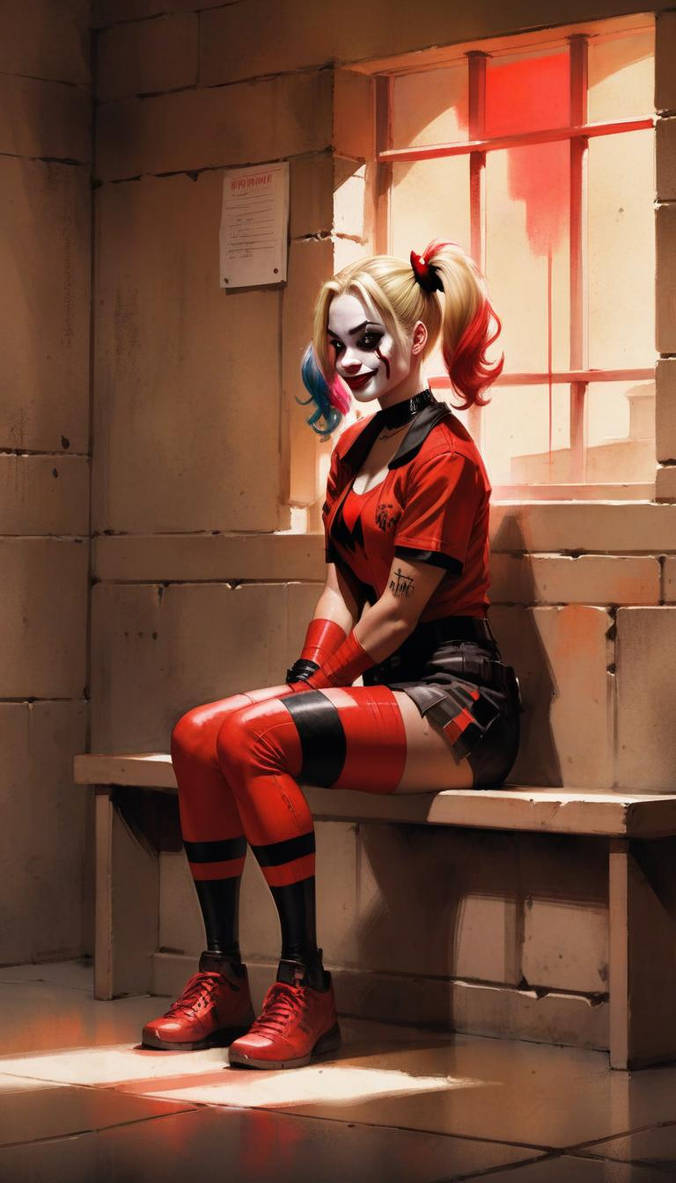 Harley Quinn Pigtails icônicos de dois tons Harley Quinn Pigtails icônicos de dois tons
