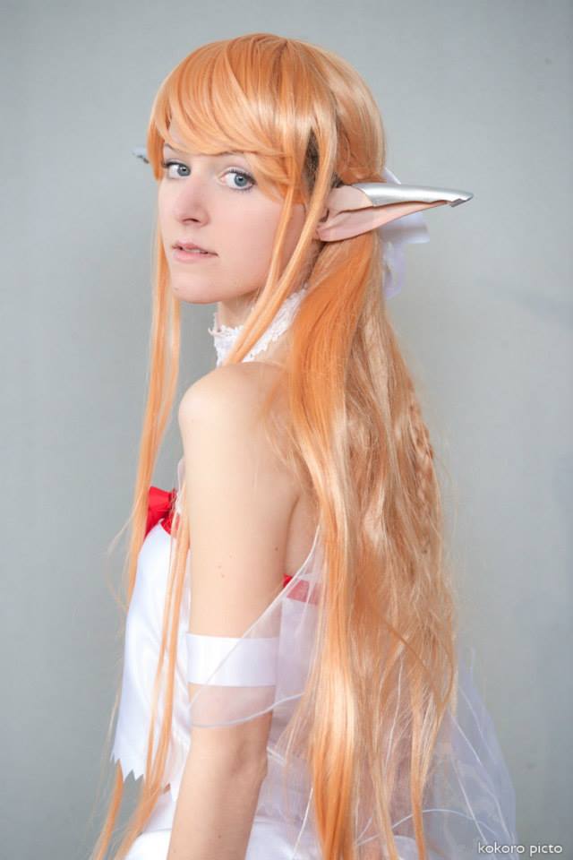 Sword Art Online - Asuna Queen Titania Cosplay