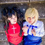 Rin Tohsaka and Saber - Fate/Stay Night Cosplay