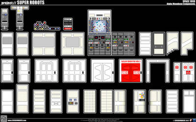 Moon Base Alpha components