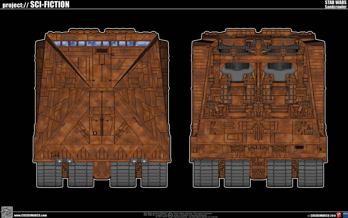 Sandcrawler Cartoon Sandcrawler wip - 002 by cosedimarco on DeviantArt