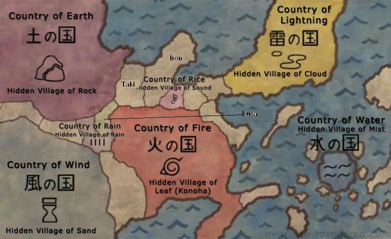 Mapa de Naruto by VerBuraM on DeviantArt