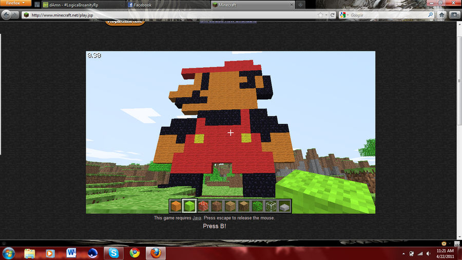 Invincible 8 Bit Mario 8-bit mario by animalisticbeing on DeviantArt