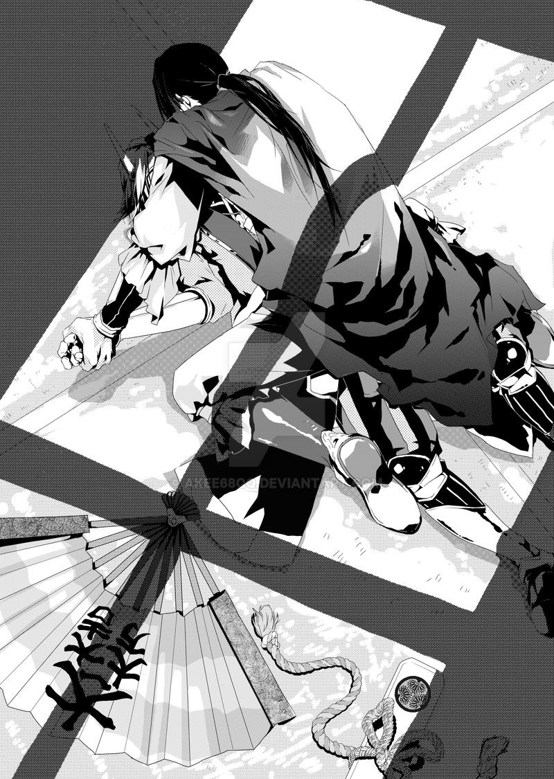 illustration for doujinshi by akee68qq on DeviantArt