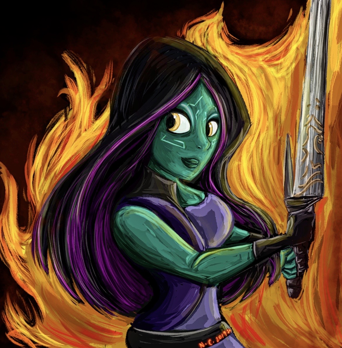 Princess Gamora Princess Gamora by TPATFan16 on DeviantArt