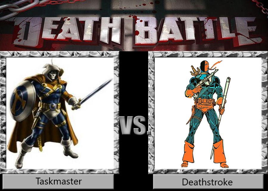 Request #288 Taskmaster vs Deathstroke by LukeAlanBundesen on DeviantArt
