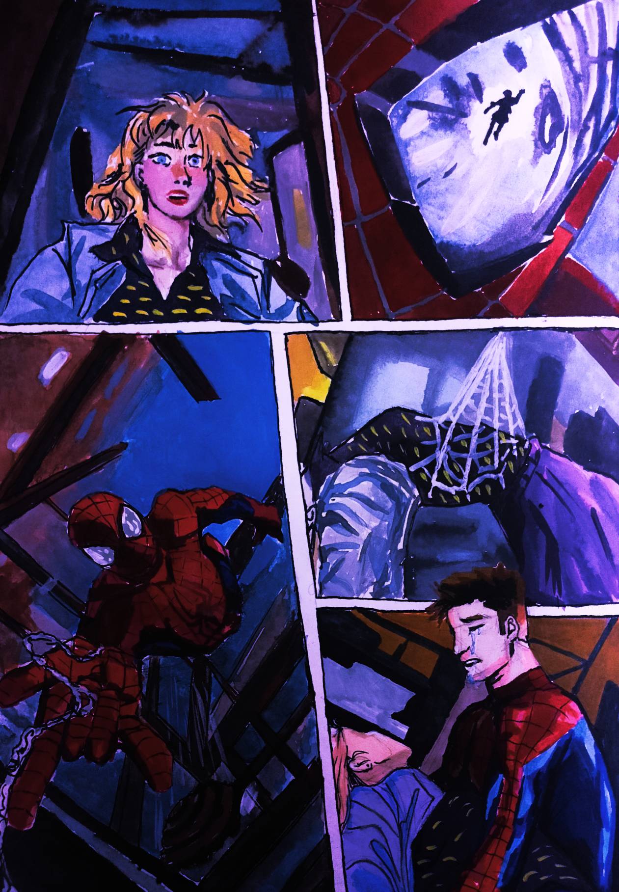 Spiderpunk by dwaynebiddixart on DeviantArt
