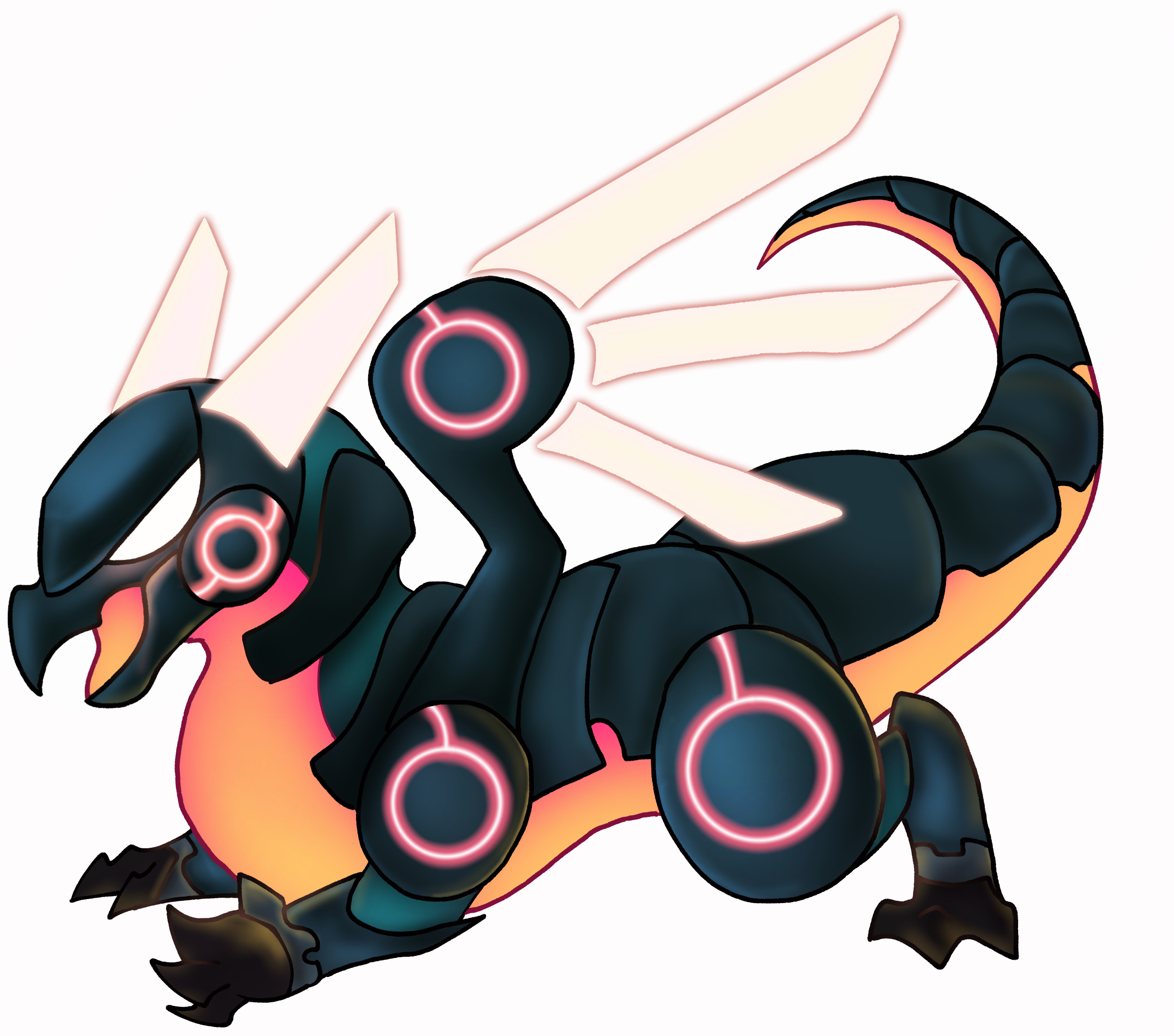 Mega Rayquaza (Shiny) by DeathZone543 on DeviantArt