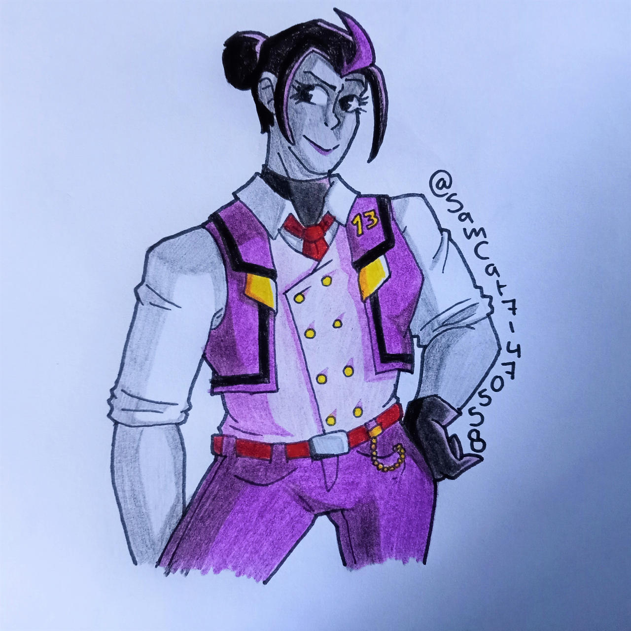 Sam redesigned :3 by SamCatproducties on DeviantArt