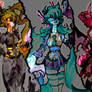 Familiar figures from the unknown void